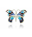 Arior Barcelona Broche Large Colorful Orange-Yellow Butterfly Brooch Design 2010