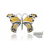 Arior Barcelona Brooch Large Colorful Orange-Yellow Butterfly Brooch Design 2010