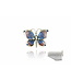 Arior Barcelona Brosche Kleine gelbe Schmetterlingsbrosche Design 2010