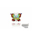Arior Barcelona Brosche Kleine gelbe Schmetterlingsbrosche Design 2010