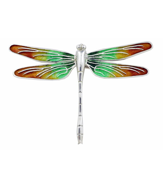 Arior Barcelona Brooch Large Grey-Violet Dragonfly Brooch