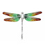 Arior Barcelona Brooch Large Grey-Violet Dragonfly Brooch