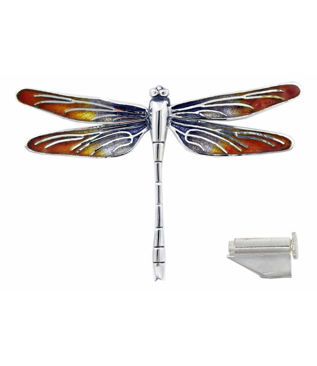 Arior Barcelona Broche Large Grey-Violet Dragonfly Brooch