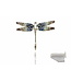 Arior Barcelona Hanger Colorful Black 'Trencadis' Mosaic Dragonfly Pendant