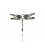 Arior Barcelona Pendant Colorful Black 'Trencadis' Mosaic Dragonfly Pendant