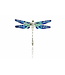 Arior Barcelona Pendant Colorful Black 'Trencadis' Mosaic Dragonfly Pendant
