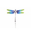 Arior Barcelona Pendant Colorful Black 'Trencadis' Mosaic Dragonfly Pendant