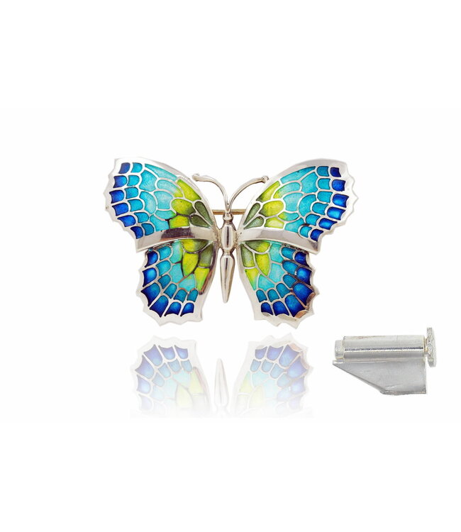 Arior Barcelona Brooch Medium Green Fly Butterfly Brooch
