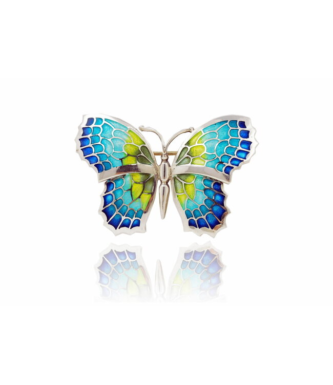 Arior Barcelona Broche Medium Green Fly Butterfly Brooch