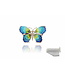Arior Barcelona Brooch Small Green Fly Butterfly Brooch