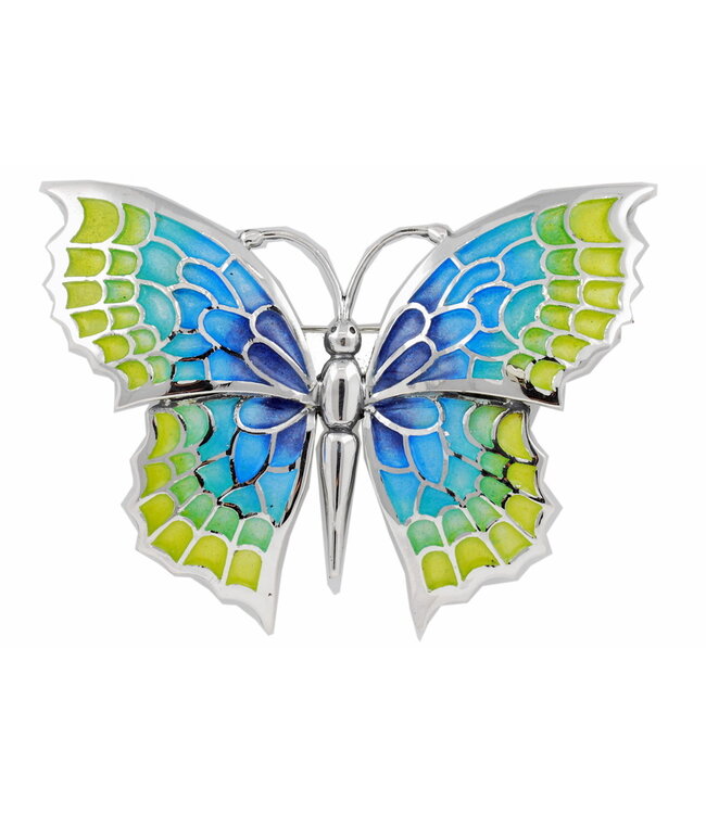 Arior Barcelona Brooch XXL Brown Butterfly Brooch