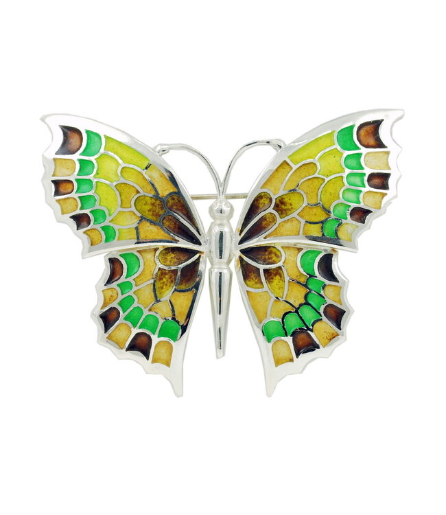 Arior Barcelona Brooch XXL Brown Butterfly Brooch