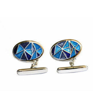 Arior Barcelona Arior Barcelona Ochre Oval Gaudí Cufflinks