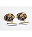 Arior Barcelona Sieraden Ochre Oval Gaudí Cufflinks