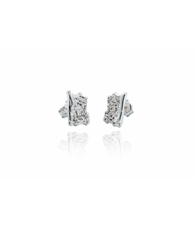 Arior Barcelona Intenzza Golden Black Small Earrings