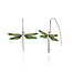 Arior Barcelona Oorbellen Large Blue-Green-Yellow Dragonfly Earrings MENORCA