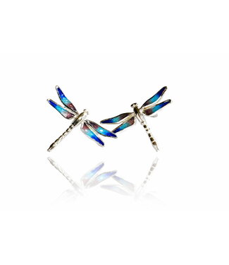 Arior Barcelona Arior Barcelona Dragonfly blue-green-orange little earring