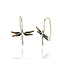 Arior Barcelona Earrings Dragonfly blue-green-orange little earring