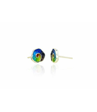 Arior Barcelona Arior Barcelona Pendientes cargolis pequeño azul