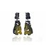 Arior Barcelona Oorbellen Intenzza GoldenBlack Two-piece big earring