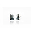 Arior Barcelona Intenzza Golden Black Small Earrings