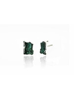 Arior Barcelona Intenzza Golden Black Small Earrings