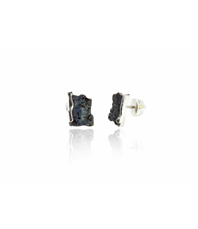 Arior Barcelona Intenzza Golden Black Small Earrings