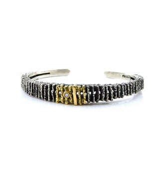 Arior Barcelona Arior Barcelona Kleiner Armreif Junc, Silber und Gold