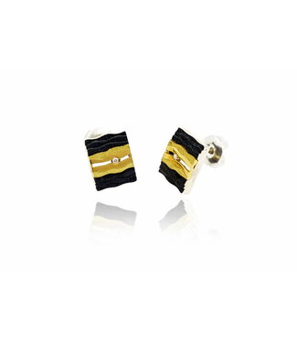 Arior Barcelona Arior Barcelona Ohrringe Delta, Silber und Gold