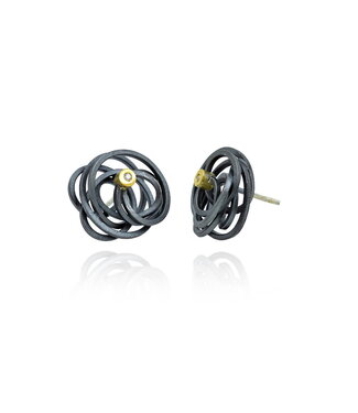 Arior Barcelona Arior Barcelona Caos silver&gold big earring