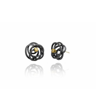Arior Barcelona Arior Barcelona Caos silver&gold small earrings