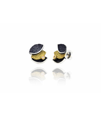 Arior Barcelona Arior Barcelona Ohrringe Smile, Silber und Gold