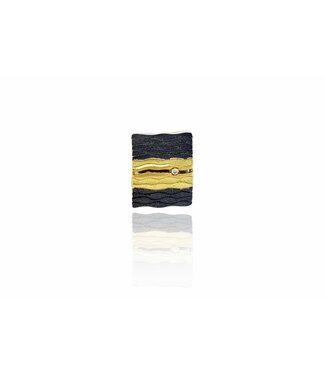 Arior Barcelona Arior Barcelona Großer Anhänger Delta; Diamant, Silber und Gold