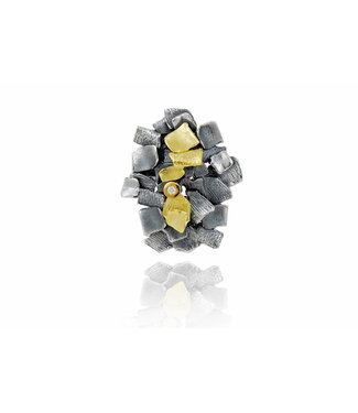 Arior Barcelona Arior Barcelona Colgante Xaloc plata y oro