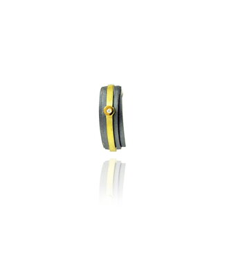 Arior Barcelona Arior Barcelona Anhänger Lux, oxidiertes Silber mit Gold und Diamant