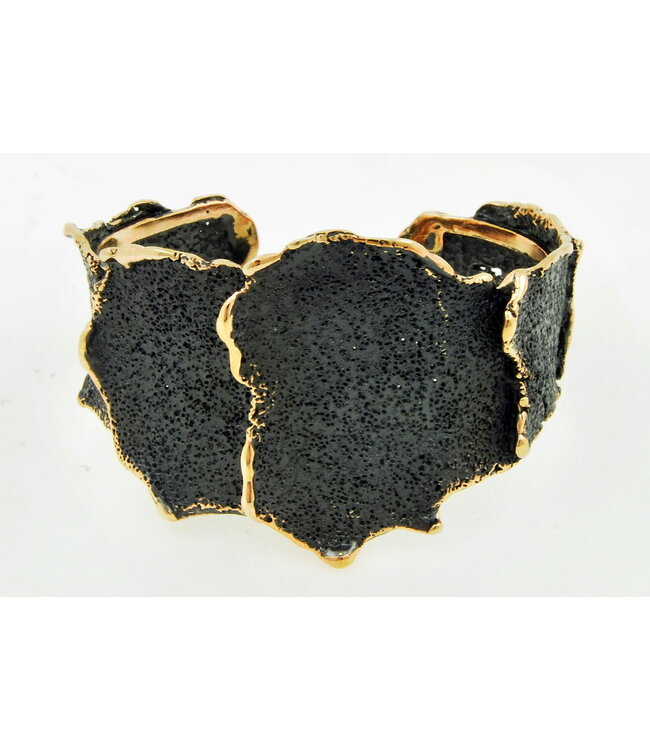 Arior Barcelona Sieraden Atlas GoldenBlack bracelet