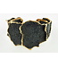 Arior Barcelona Sieraden Atlas GoldenBlack bracelet