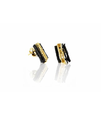 Arior Barcelona Arior Barcelona Junc GoldenBlack Premium earring