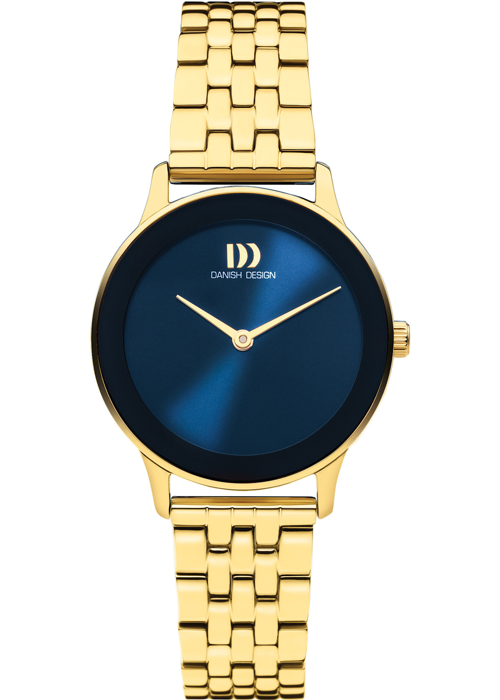 Danish Design Nostalgi 1988 Gold Blue Link IV96Q1288 women’s watch