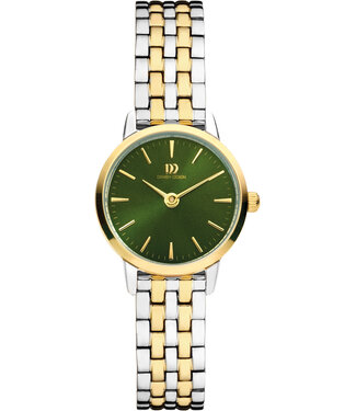 Akilia Mini Link Two-Tone Goud Groen IV90Q1268 Damenuhr