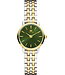 Akilia Mini Link Two-Tone Goud Groen IV90Q1268 dameshorloge