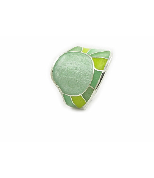 Arior Barcelona Casa Batlló Stained Glass Ring