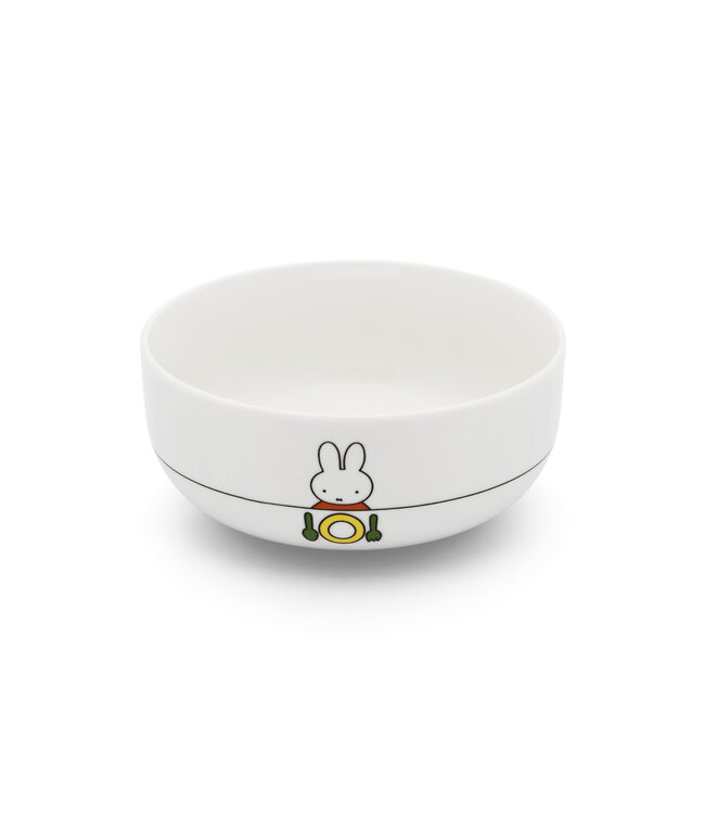 Zilverstad Miffy 6-piece porcelain and stainless steel tableware set | Free engraving