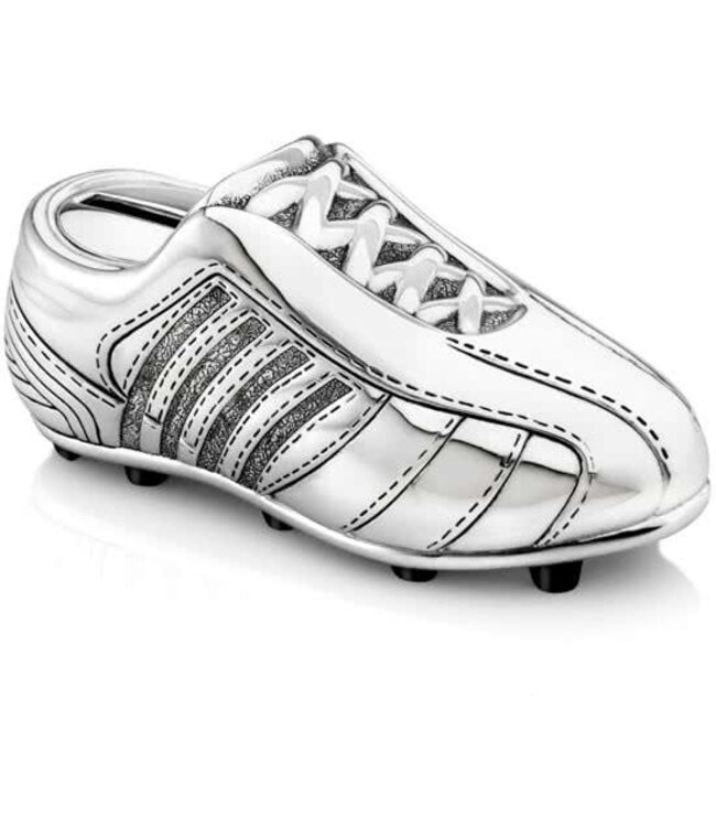 Zilverstad Mini Football Boot silver-plated money box | Free engraving