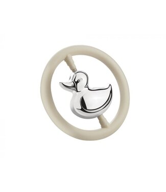 Zilverstad Zilverstad Duck ring rattle