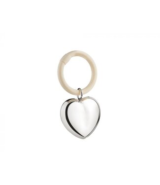 Zilverstad Zilverstad Heart ring rattle