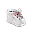 Zilverstad Shoe with coloured laces silver-coloured money box | Free engraving