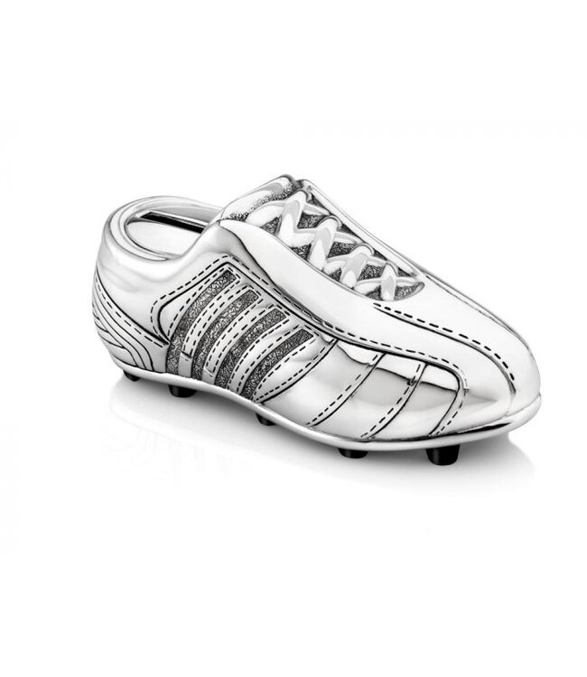 Zilverstad Mini Football Boot silver-plated money box | Free engraving