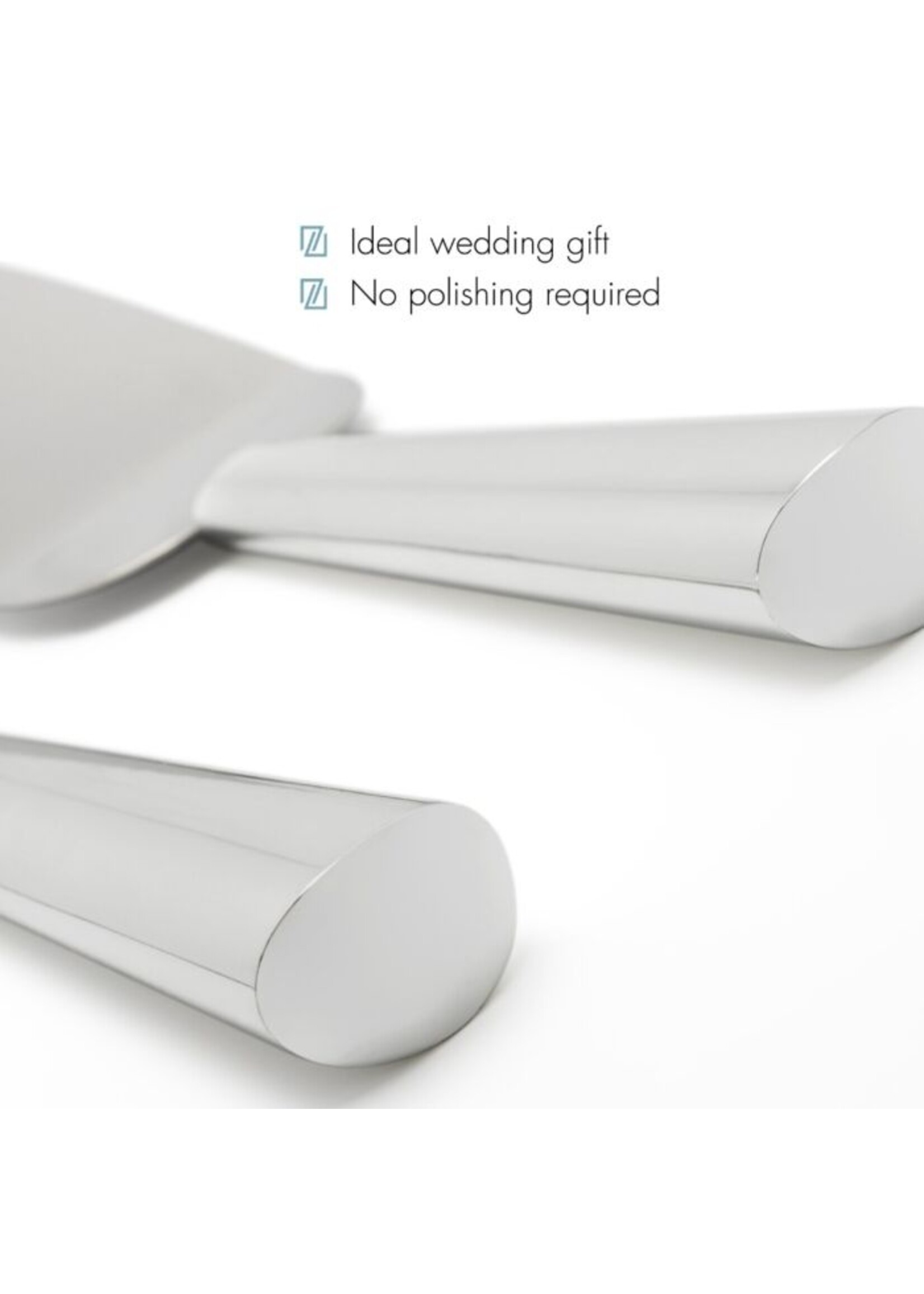 Zilverstad Zilverstad Tortenheber mit Messer Smooth