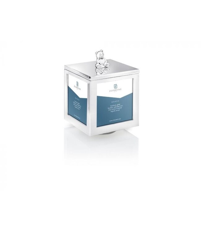 Zilverstad Bear with Heart photo box with music